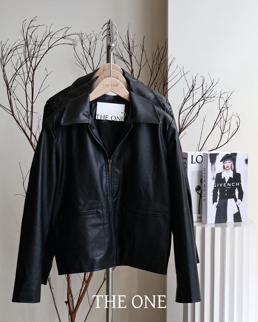 Black Outwear PU Leather Jacket 🖤 酷飒黑色皮外套