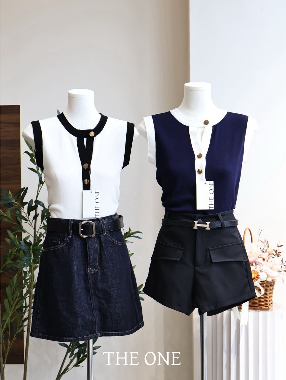 WorkWear Top | Free Size 小香风撞色上衣| 均码